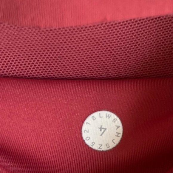 Lululemon In Movement Crop *Everlux 19" Size 4 Vintage Rose - Picture 9 of 9